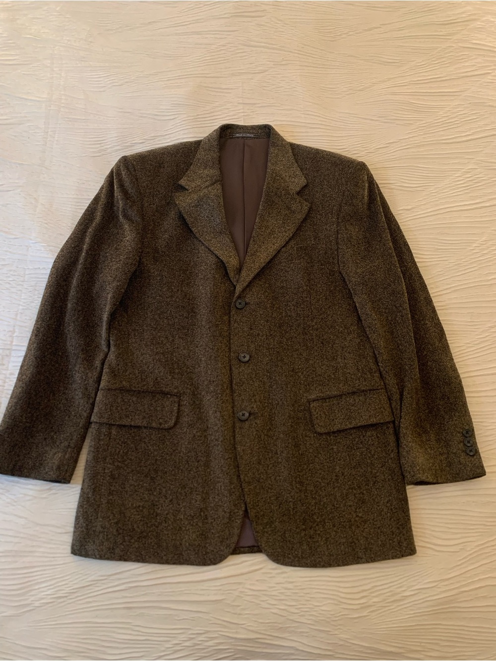 Vintage Brown Mickey Spatz Made in Italy Lightweight Sport Coat, size 40R